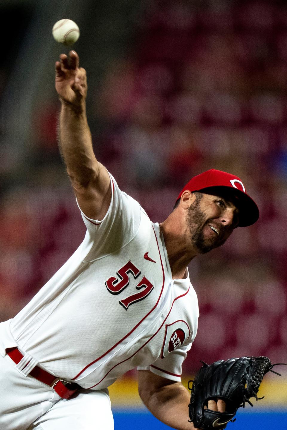 Kevin Herget, shown with the Reds, could become the 1,000th player to appear in a game for the Brewers.