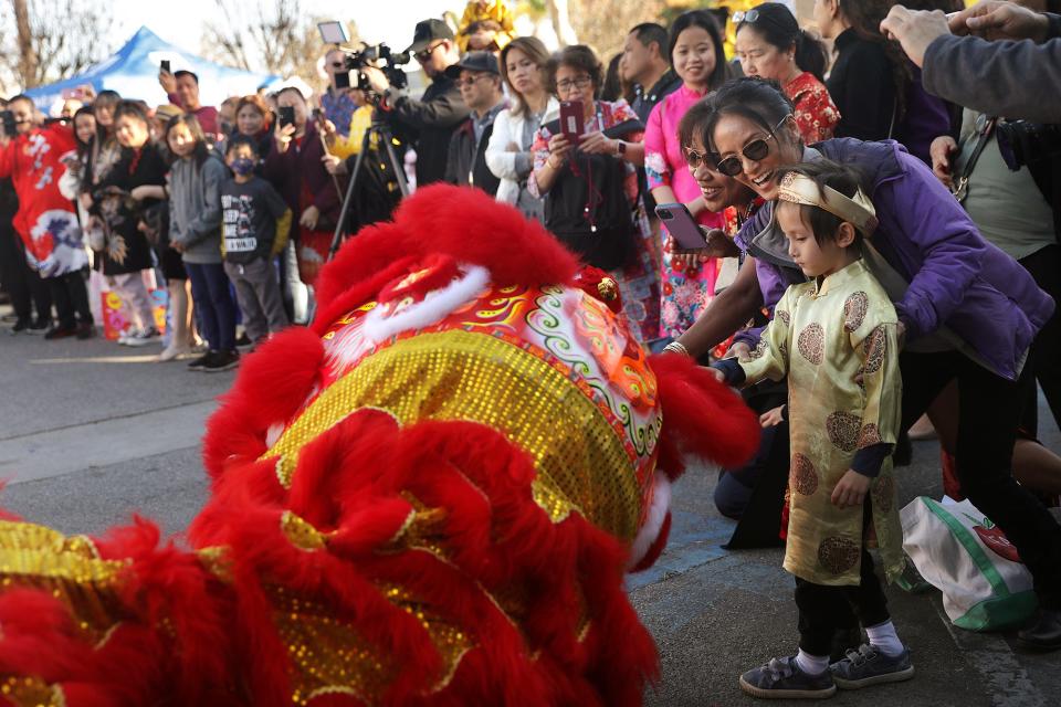 Celebrating Tet, Vietnamese for Lunar New Year, with a dragon dance in Southern California in 2023.