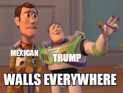 En uno de sus primeros discursos de 2015, Donald Trump habló por primera vez de construir un muro en la frontera con México para evitar el cruce de inmigrantes ilegales. Es un tema que se ha mantenido fuerte en su campaña, y una de las promesas alabadas por sus seguidores.