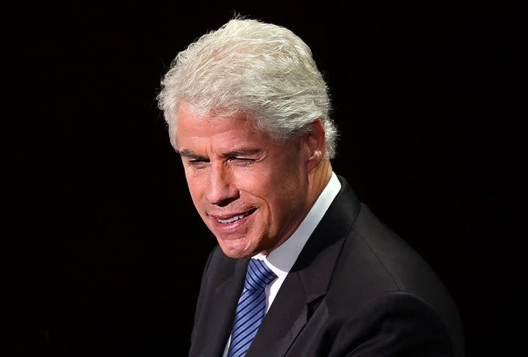 John Travolta as Bill Clinton (Photo Illustration: Danny Miller/Yahoo Celebrity)  