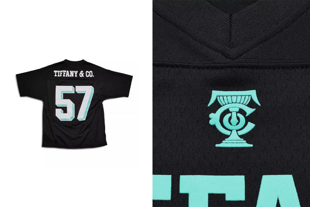 Tiffany X NFL X Mitchell Ness Football Tiffany Blue Jersey