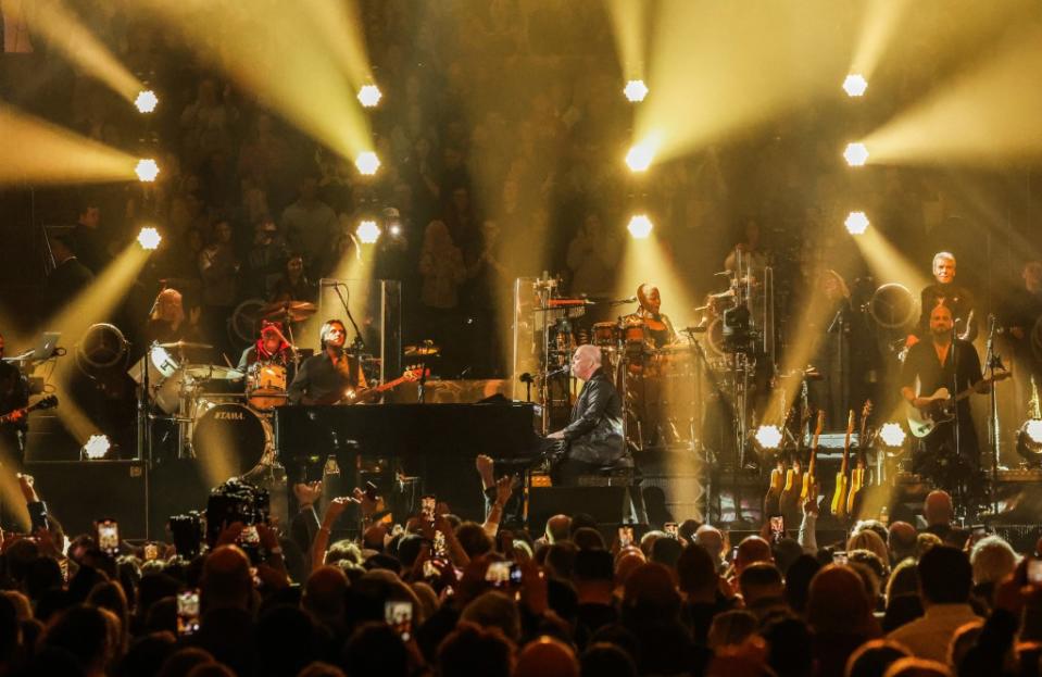 Billy Joel was playing his 100th residency concert at MSG. Getty Images