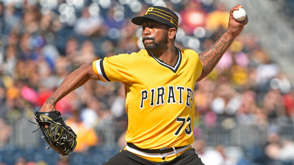 Felipe Rivero has legally changed his name to Felipe Vazquez to match his sister, Prescilla. (Getty Images)