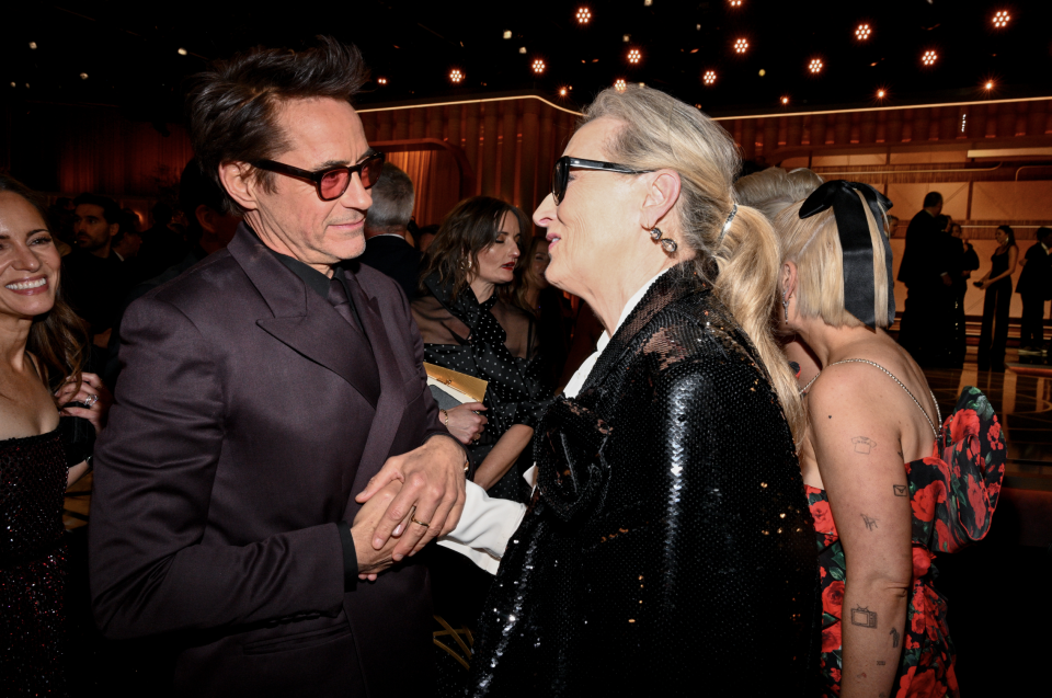 Robert Downey Jr. and Meryl Streep