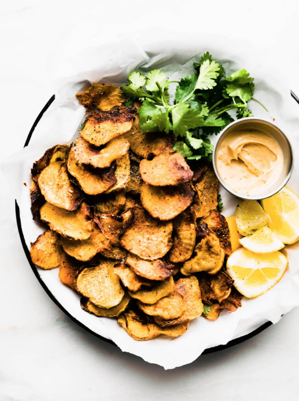 <p>Cotter Crunch</p><p>BBQ baked rutabaga chips are a healthy and flavorful gluten free side dish, appetizer or snack. Rutabaga is a root vegetable that’s easy to bake and cook with, so making the baked chips recipe is easy, too.</p><p><strong>Get the recipe: <a href="https://www.cottercrunch.com/bbq-baked-rutabaga-chips/" rel="nofollow noopener" target="_blank" data-ylk="slk:BBQ Baked Rutabaga Chips;elm:context_link;itc:0;sec:content-canvas" class="link rapid-noclick-resp"><em>BBQ Baked Rutabaga Chips</em></a></strong></p><p><strong>Related: <a href="https://parade.com/1300121/lisamarcaurele-2/keto-tortilla-chips/" rel="nofollow noopener" target="_blank" data-ylk="slk:Seasoned Keto Low Carb Tortilla Chips Recipe;elm:context_link;itc:0;sec:content-canvas" class="link rapid-noclick-resp">Seasoned Keto Low Carb Tortilla Chips Recipe</a></strong></p>