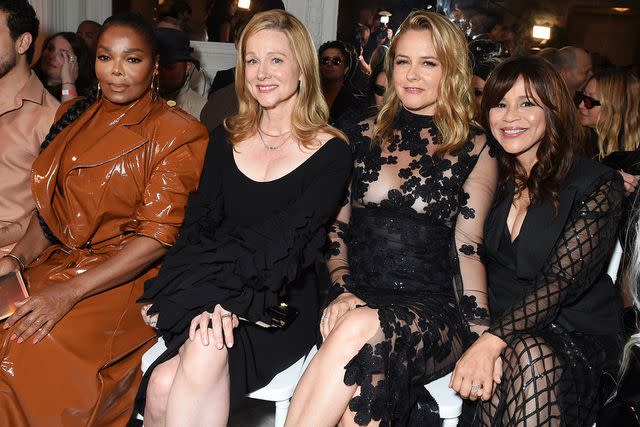 <p>Gilbert Flores/WWD via Getty</p> Janet Jackson, Laura Linney, Alicia Silverstone and Rosie Perez