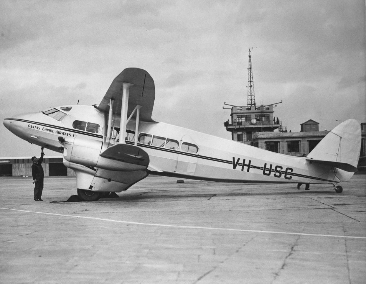 The De Havilland 86 - a little workhorse which could accommodate just 10 passengers - 2017 Getty Images