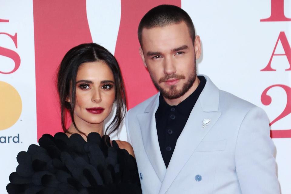 United front: Cheryl and Liam Payne at the BRIT Awards: Rex Features