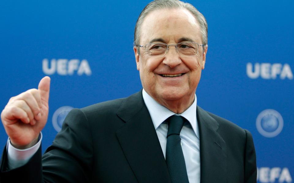 Florentino Pérez - New Super League launched to replace Champions League with 60-80-team tournament - AP/Claude Paris