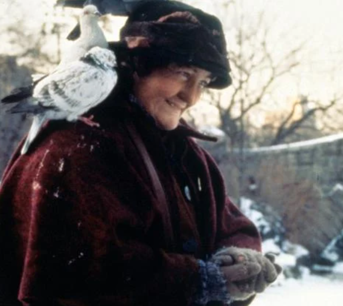 Brenda Fricker as the Pigeon Lady in "Home Alone 2."