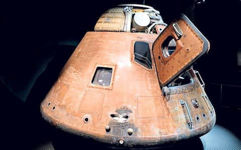 A charred vintage space capsule - Credit: SYSTEM