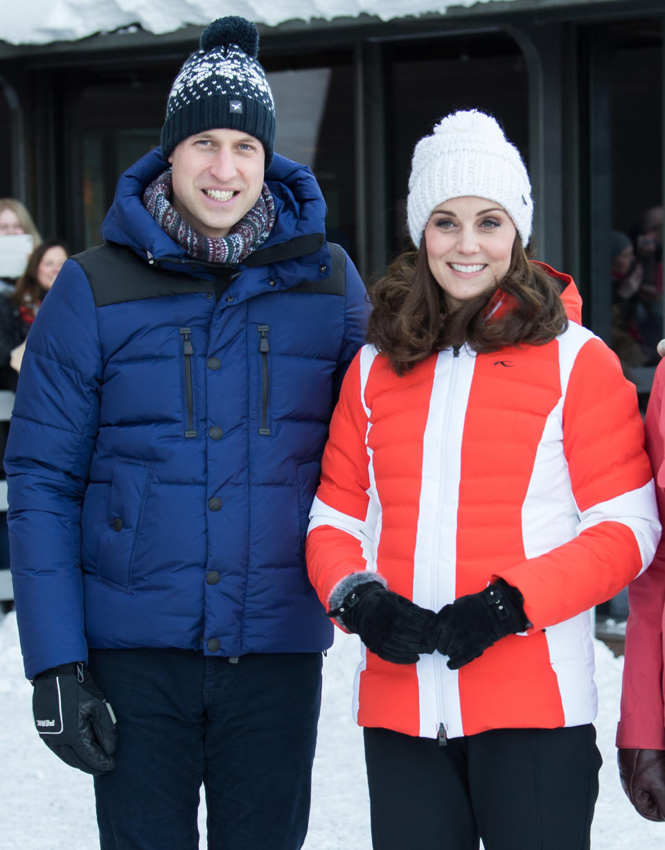 The royals&nbsp;arrive at Holmenkollen ski jump in Oslo on&nbsp;Feb. 2.&nbsp;