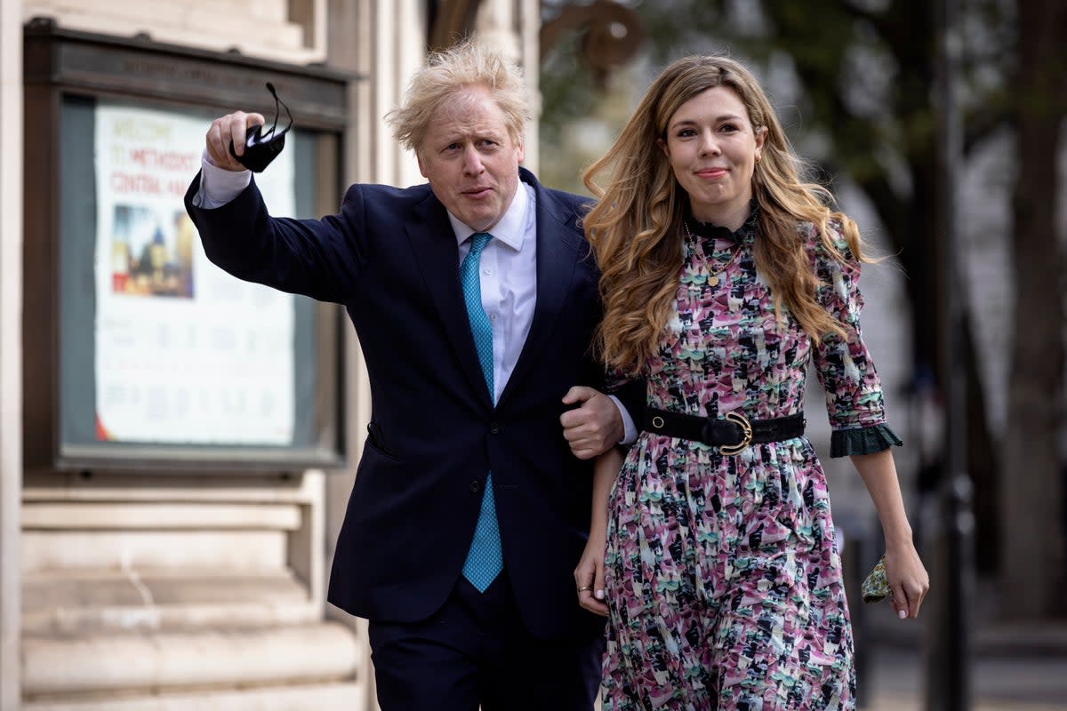 Boris Johnson with wife Carrie (Getty Images)