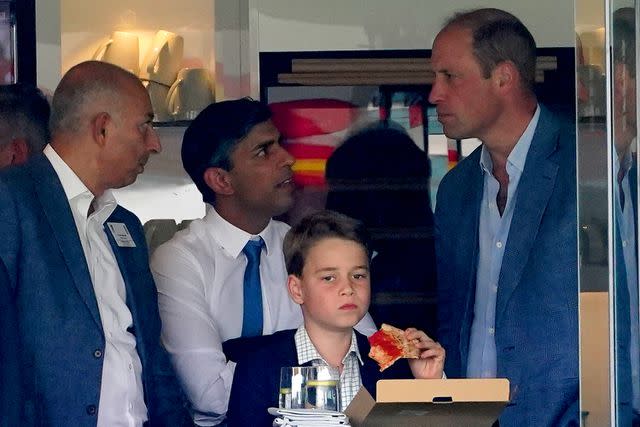 <p>Mike Egerton/PA Images via Getty Images</p> Prince George on day four of the second Ashes test match at Lord's, London in July 2023