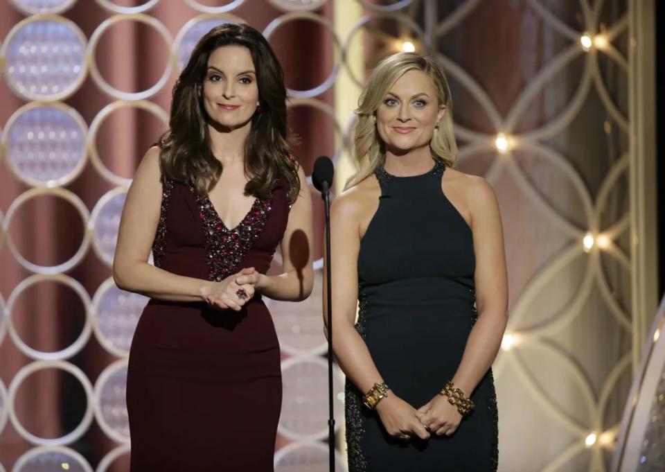 Tina Fey and Amy Poehler co-hosted the 2014 Golden Globes awards.