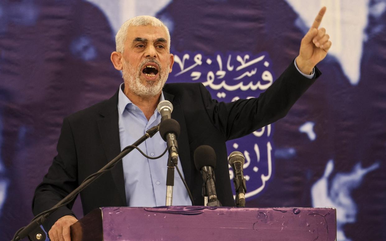 Yahya Sinwar, Hamas's chief who is believed to be hiding in the tunnels beneath Gaza, ihas been charged