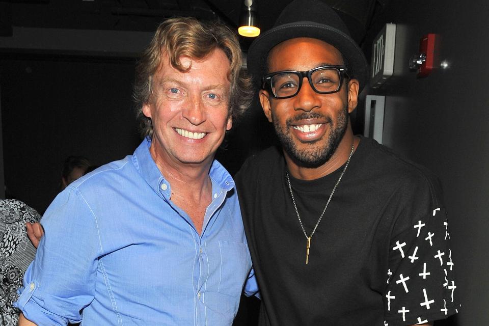 Producer Nigel Lythgoe and Stephen ÒtWitchÓ Boss attend the Screen Actors Guild Foundation, SAG-AFTRA and Career Transitions for Dancers presents "Dancers Forum" with Nigel Lythgoe, Cat Deeley, Adam Shankman, Kym Johnson, tWitch and more at SAG Foundation Actors Center on July 25, 2013 in Los Angeles, California.