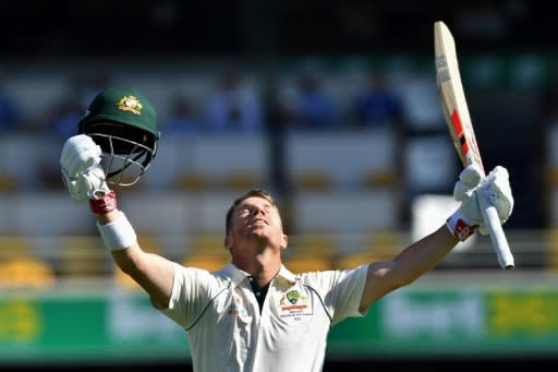 Australia opener David Warner scored a century against Pakistan