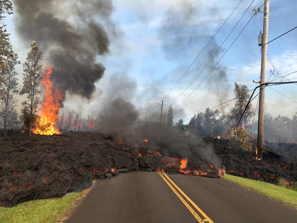 More lava on the road.