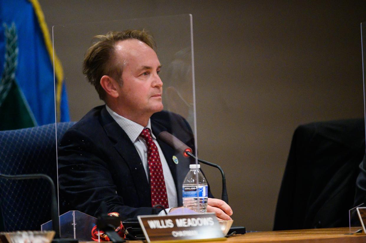 Greenville County council member Steve Shaw during a council meeting Tuesday, Feb. 2, 2021.