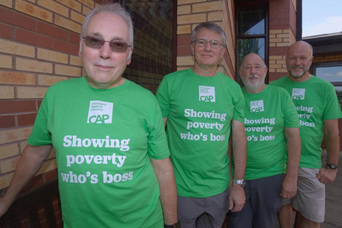 Volunteers from a previous CAP fundraising walk