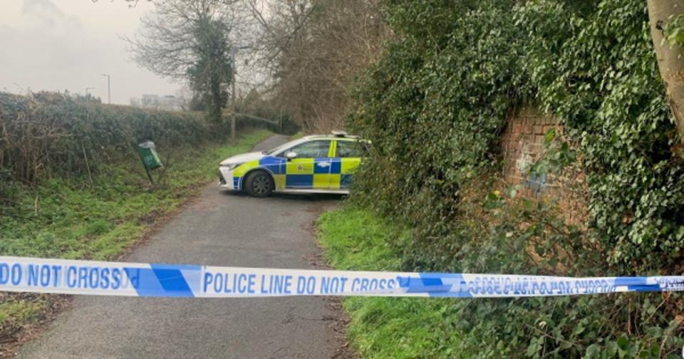 The scene where the human remains were found (Essex Police)