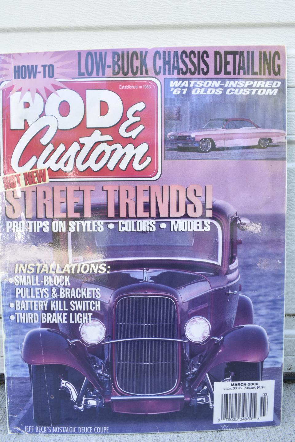 This is the hot rod car magazine cover that got Norman Noe reminiscing about the 1961 Oldsmobile his parents gave him as a high school graduation gift. He didn't realize it was his car pictured.