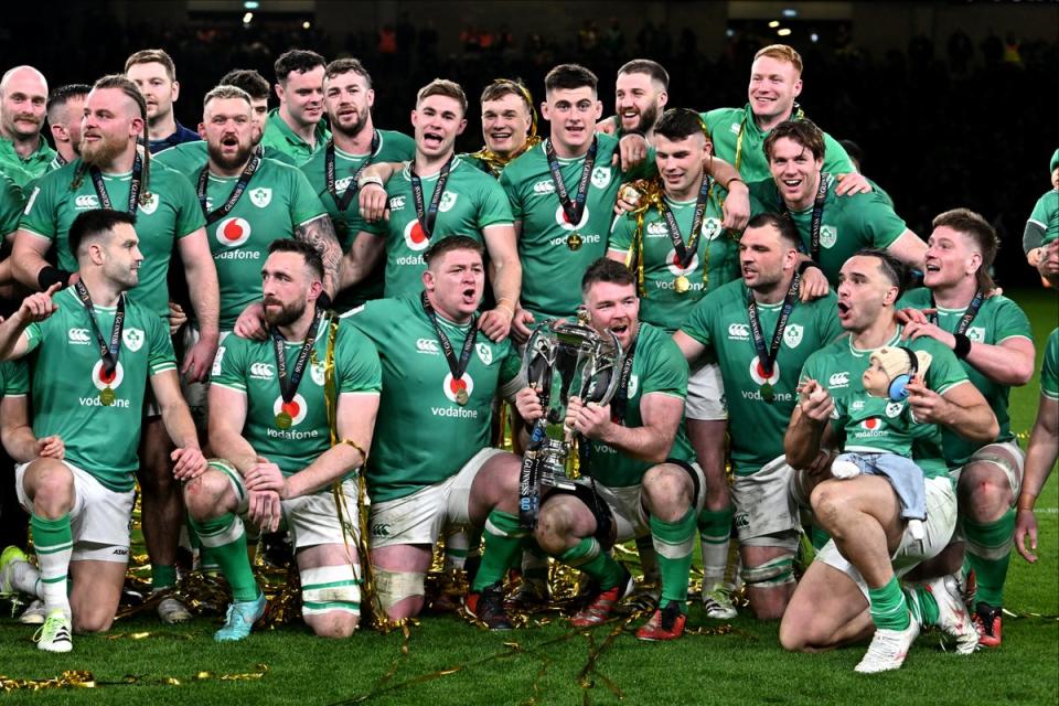 Ireland retained their Six Nations crown with a final weekend victory over Scotland in Dublin  (Getty)