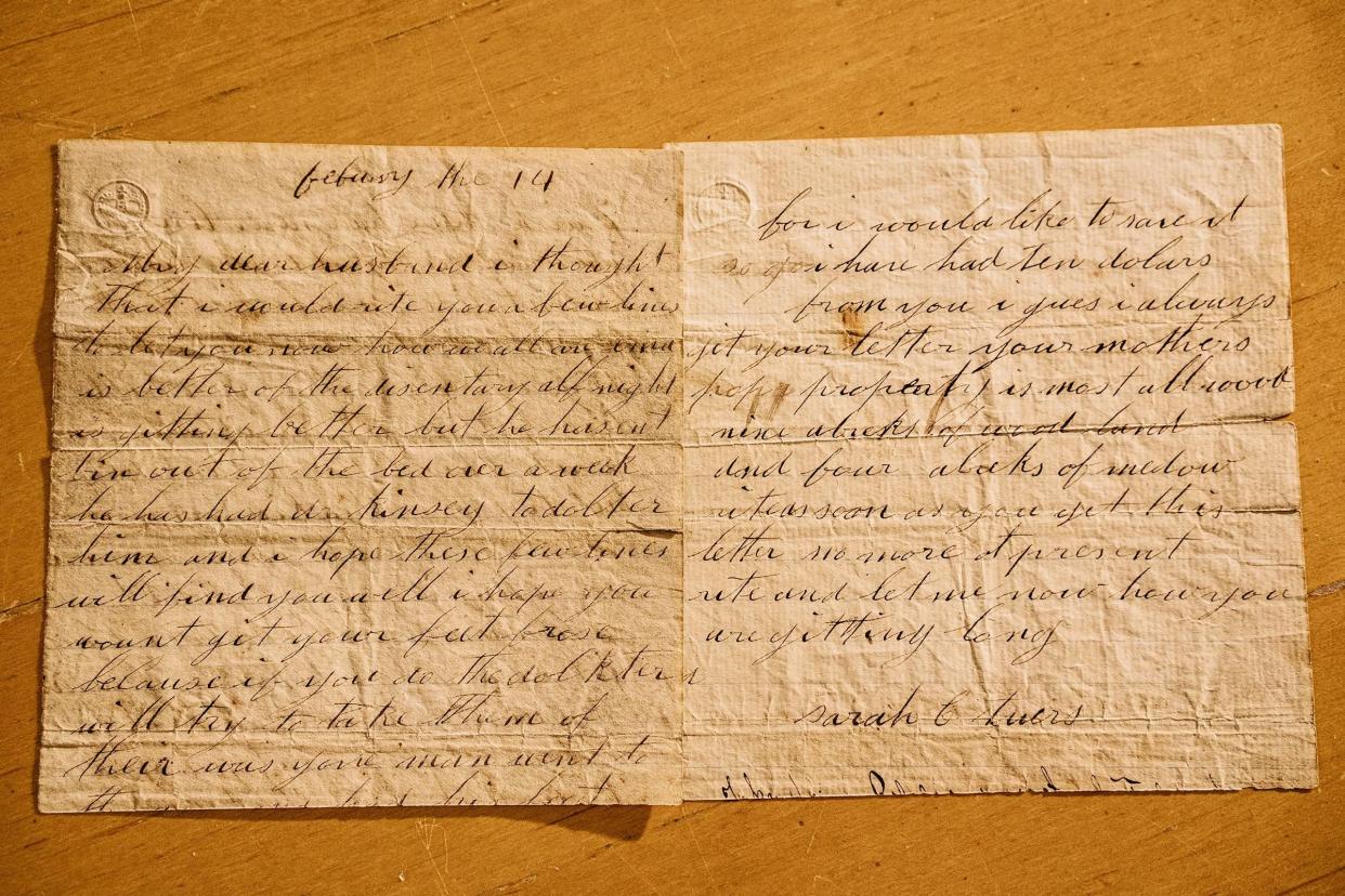 civil war letter