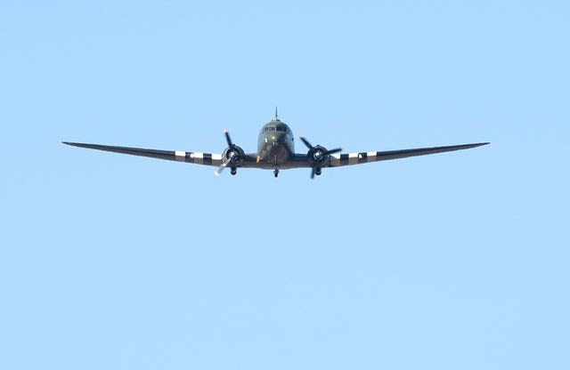 Dakota performs fly-past