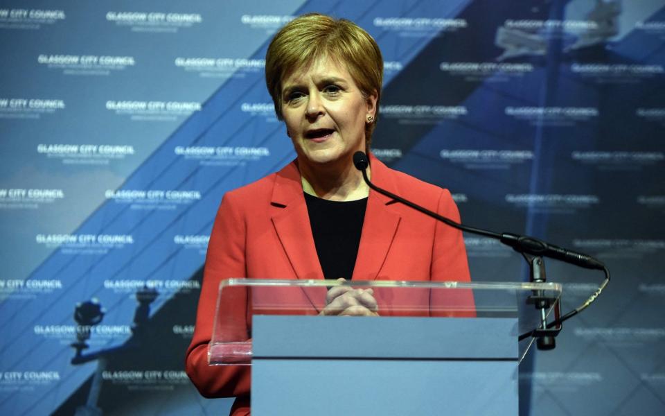 Scotland's First Minister and leader of the Scottish National Party  - ANDY BUCHANAN/AFP