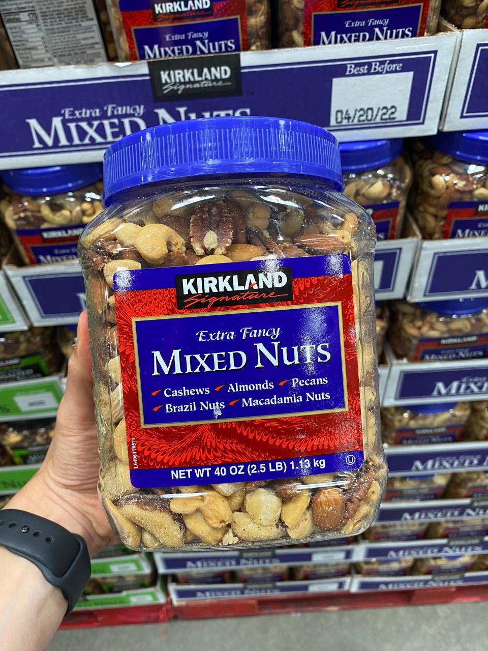 kirkland mixed nuts at costco