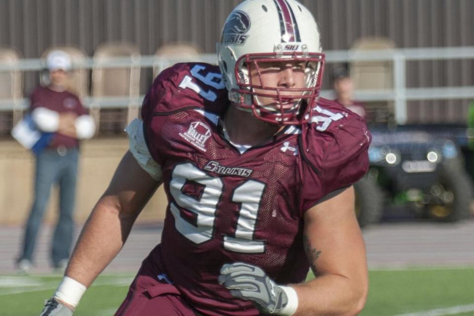 Hero teacher Jason Seaman is a talented American football player (AP)