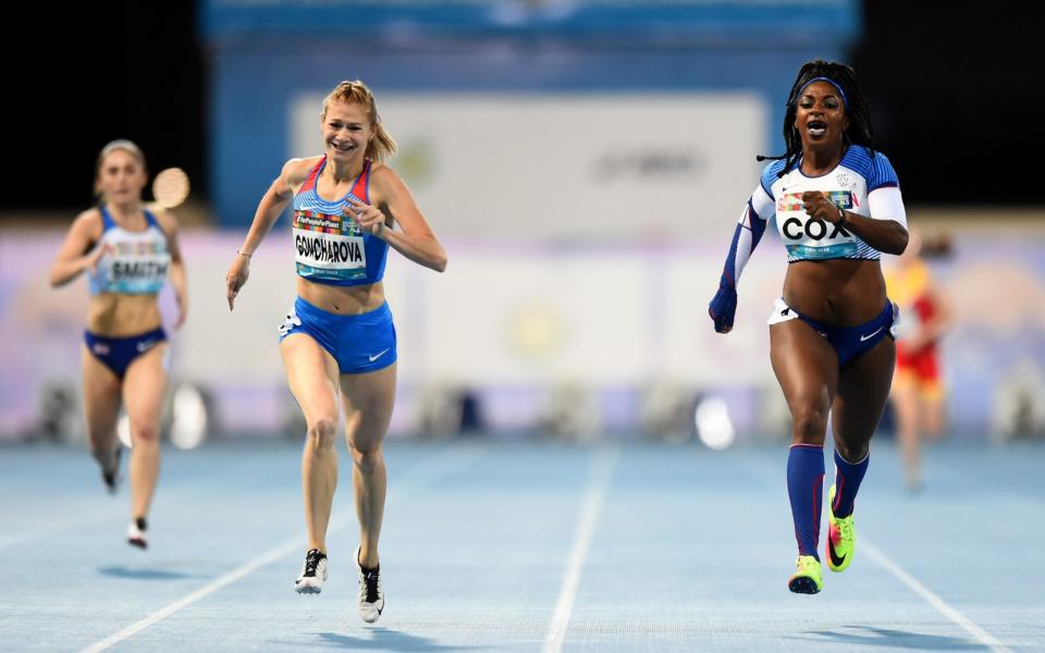 Kadeena Cox was narrowly beaten to gold by Russia's Margarita Goncharov - Getty Images Europe