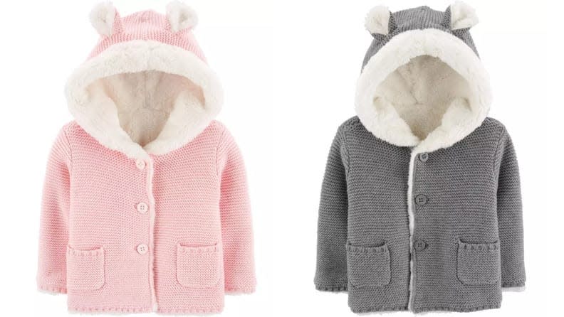 These cardigans are so soft you’ll want to pet the baby like a small cat.