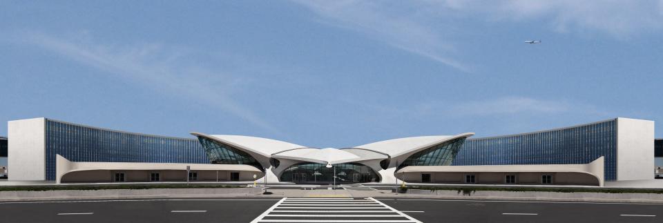 TWA Hotel by Beyer Blinder Belle (Flight Center Renovation) and Lubrano Ciavarra Architects (New York, New York)