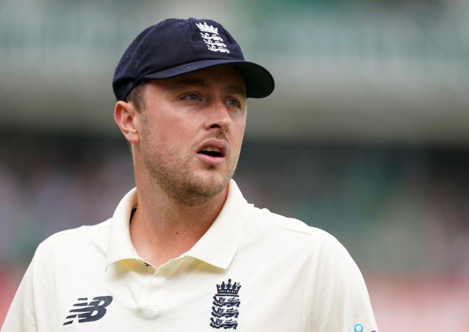 Ollie Robinson had to leave the field for Sussex because of illness (Adam Davy/PA) (PA Wire)