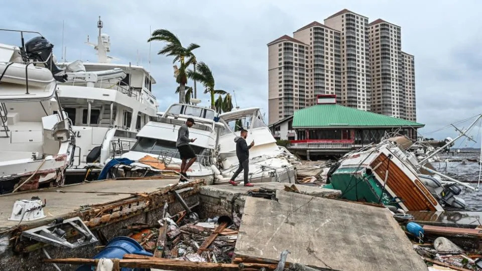 Destrozos en Florida causados por Ian