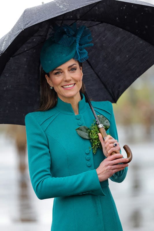 Los príncipes de Gales celebrando el Día de San Patricio