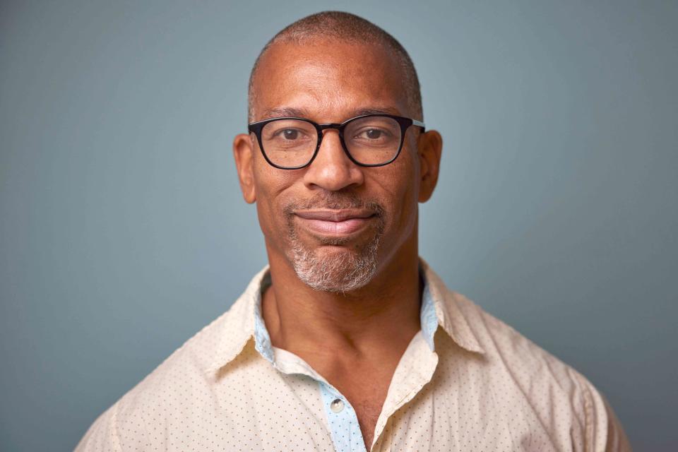 <p>Matt Licari/Invision/AP</p> Christian Cooper poses for a portrait to promote the book "Better Living Through Birding: Notes from a Black Man in the Natural World" on Wednesday, June 14, 2023, in New York