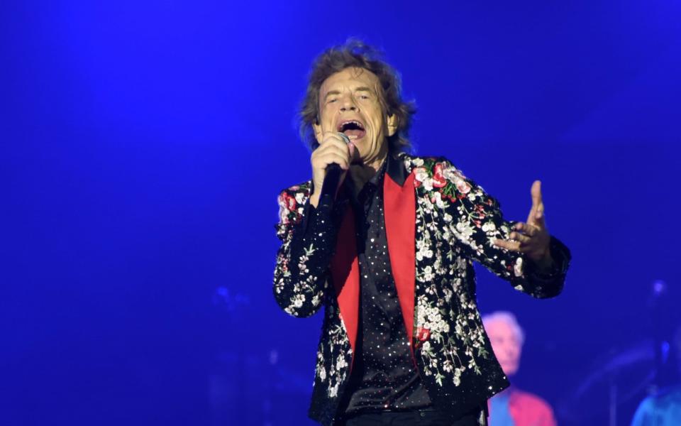 mick jagger on stage - AFP