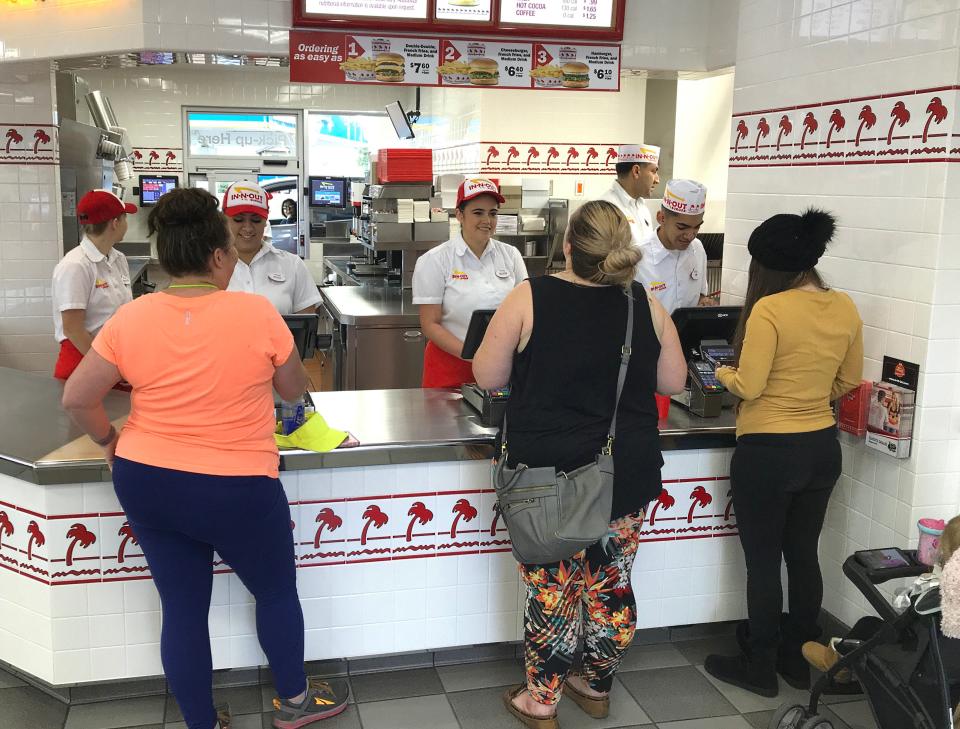 The second Redding location of In-N-Out opened Tuesday, Nov. 12, 2019, in south Redding.