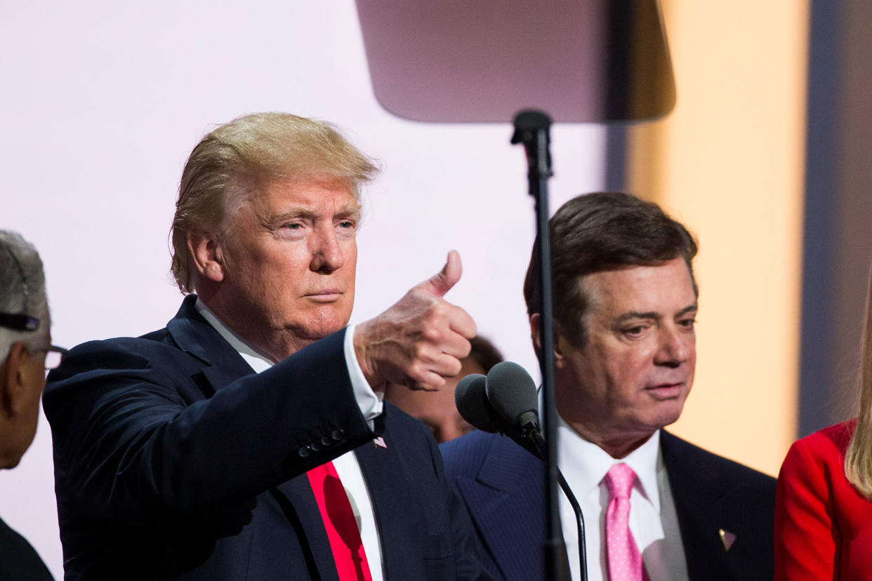 Donald Trump; Paul Manafort Brooks Kraft/ Getty Images