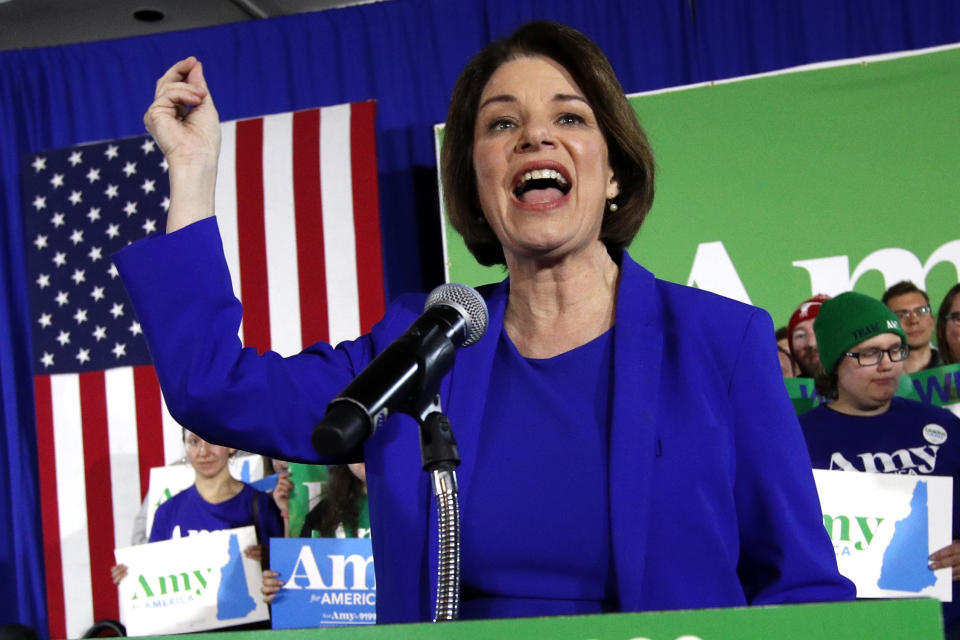 La senadora por Minnesota Amy Klobuchar. (AP)