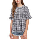 <p><a rel="nofollow noopener" href="http://amzn.to/2snhqxL" target="_blank" data-ylk="slk:Romwe Short Sleeve Summer Tunic Top;elm:context_link;itc:0;sec:content-canvas" class="link ">Romwe Short Sleeve Summer Tunic Top</a>, $16</p>