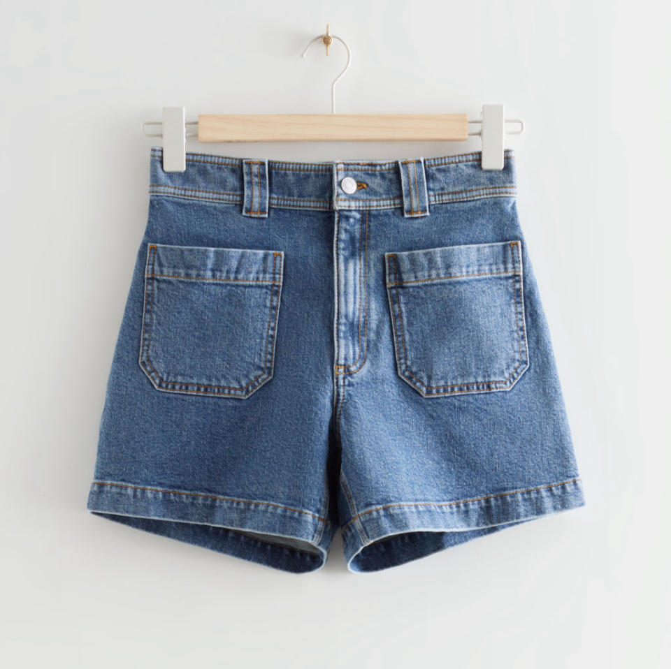 Patch Pocket Denim Shorts. Image via & Other Stories.