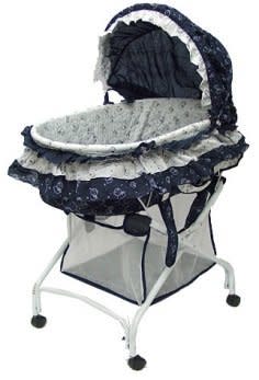 <a href="http://www.cpsc.gov/en/Recalls/2015/Dream-on-Me-Recalls-2-in-1-Bassinet-to-Cradle/" target="_blank">Items Recalled</a>: Dream on Me has recalled the 2-in-1 bassinet to cradle because the wire supports on the sides of the bassinet can disconnect and cause babies to fall out or become entrapped and suffocate.   Reason: Fall and suffocation hazards