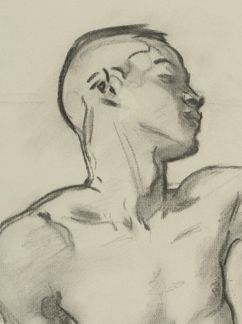 Sketches of Thomas Eugene McKeller done by the American artist John Singer Sargent were displayed in the 2017 exhibit “Boston’s Apollo" at the Isabella Stewart Gardner Museum in Boston.