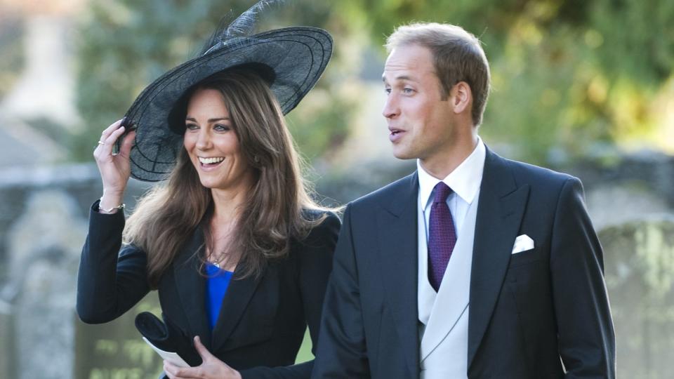 The couple attend a wedding together