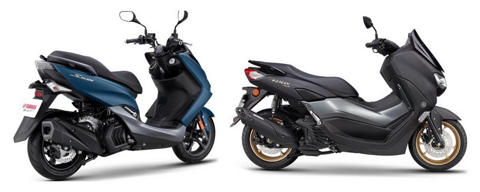 圖／2020 Yamaha SMAX 155 ABS與2020 Yamaha NMAX 155 ABS兩款皆採用水冷單缸SOHC 4V，排氣量為也都是155cc，價格為10.56萬對上11.8萬。